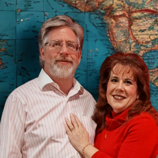 cropped couple map bckgrnd