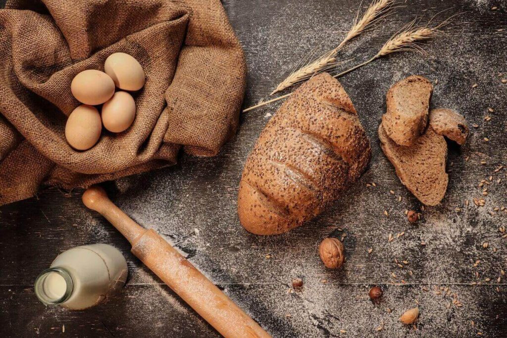 bread eggs and milk